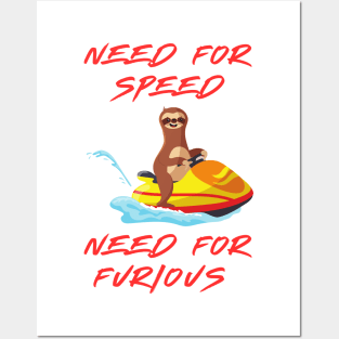 Speed for sloth Posters and Art